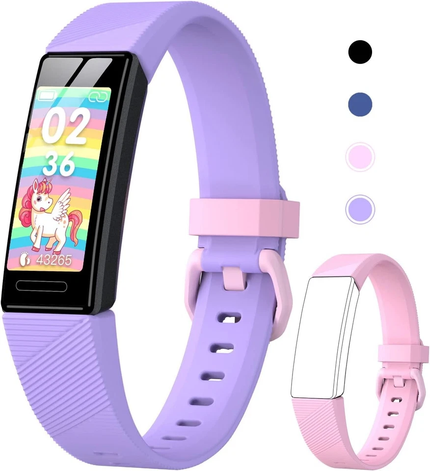 Kids Fitness Tracker Watch for Boys Girls Age 5-16, Waterproof Fitness Watch - Image 2 of 4