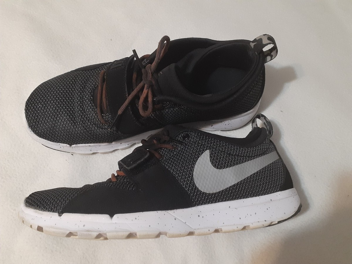 Nike SB Trainerendor 616575-010 Black Gray Athletic Sneakers 