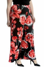 NEW WOMENS PLUS SIZE PALAZZO TROUSERS LADIES BAGGY WIDE LEG STRETCH PANTS 12-26