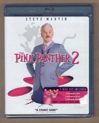 THE PINK PANTHER 2 new blu-ray + dvd STEVE MARTIN EMILY MORTIMER