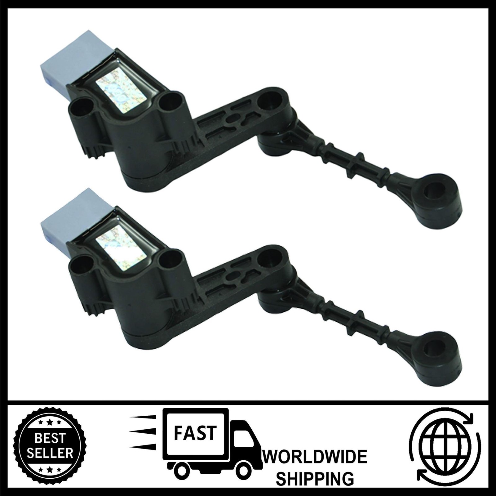 2x Rear Headlight Level Sensor Air Suspension FOR Jaguar XJ X351 C2D16582 (6Pin)