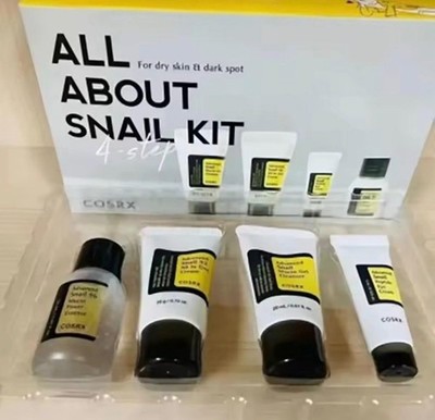 COSRX Advanced Snail Schneckenschleim Kit 4 Step Mini Koreanisches Feuchtigkeitscreme Set