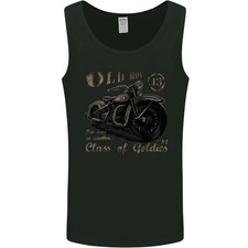 Old Boy 13 Motorcycle Motorbike Biker Mens Vest Tank Top