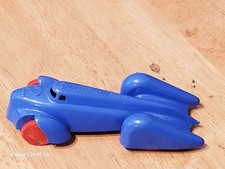 NICE VINTAGE PLASTIC  RENWAL BLUE  #2 SPEED KING RACER  4.5"