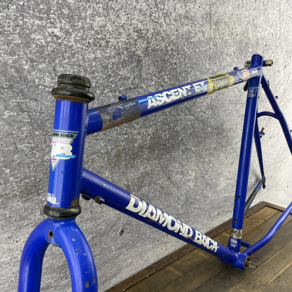 Vintage Diamond Back Ascent EX MTB Frame 21 Tange CrMo Steel Cafe Mountain 135 - Image 2 of 4