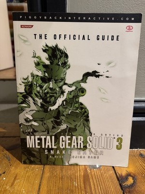 Metal Gear Solid 3: Snake Eater Official strategy guide sealed new English rare