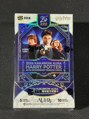 2026 Kakawow Aura Harry Potter Sealed Hobby Box 25th Anniversary FREE SHIPPING