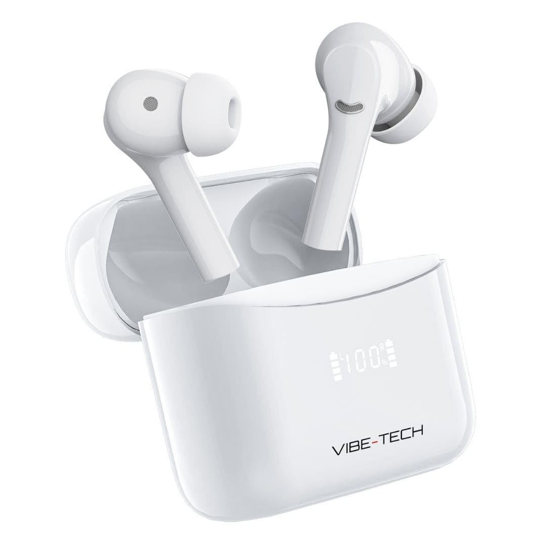 Wireless Earbuds – Bluetooth 5.4+EDR, ANC Noise Cancelling, Hi-Fi
