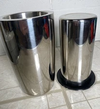 FrontGate Super Chill Insulated Wine Bottle Cooler Stainless Steel Tub