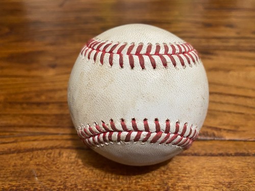 Leo Rivas Mariners Game Used Baseball 5/24/2025 vs Astros Sousa Hit Ground Out - Picture 4 of 5