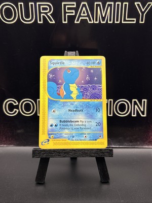 Pokémon TCG Squirtle LP Expedition 132/165 Regular Common