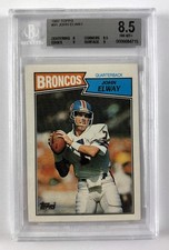 John Elway 1987 Topps #31 - BGS 8.5