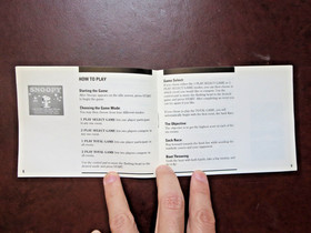 Snoopy's Silly Sports Spectacular! NES Manual ONLY