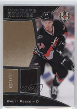 2015 Upper Deck Ultimate Collection Rookies Silver Jersey 93/149 Brett Pesce a3i