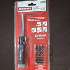 Craftsman 947486 33pc Screwdriver Set Magnetic Bit Holder Tamper Proof T7-t40