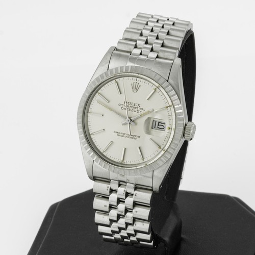 Rolex Datejust 16030 36mm Silver Dial Engine Turned Bezel #W332284-1