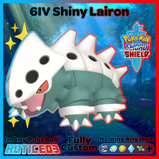 ✨ Shiny Lairon 6IV ✨ Pokemon Sword & Shield 🚀 Fast 🚀