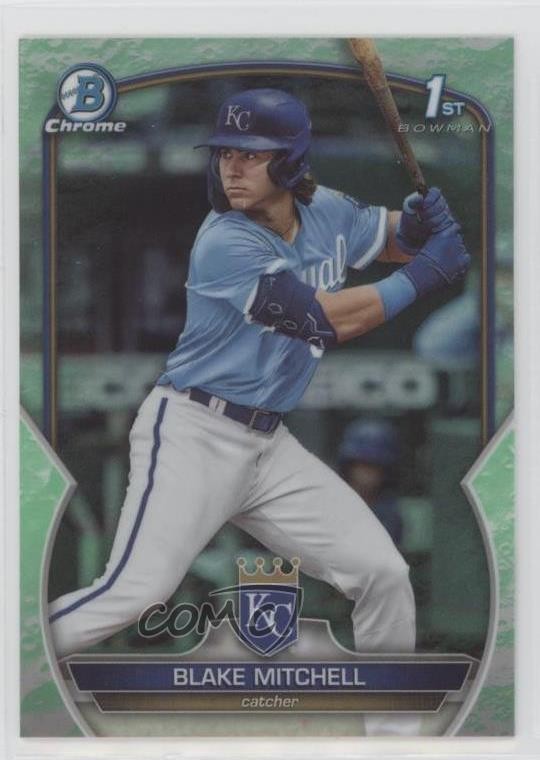 2023 Bowman Draft Chrome Lunar Glow Refractor Blake Mitchell #BDC-133 07sf