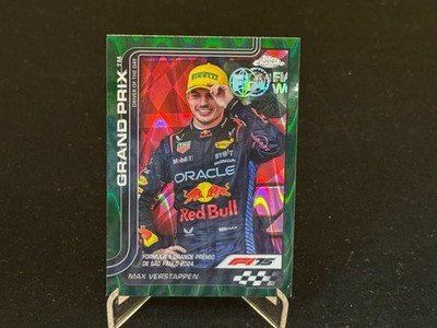 MAX VERSTAPPEN 2025 Topps Chrome Formula 1 F1 #142 Forest Green RayWave 126/140