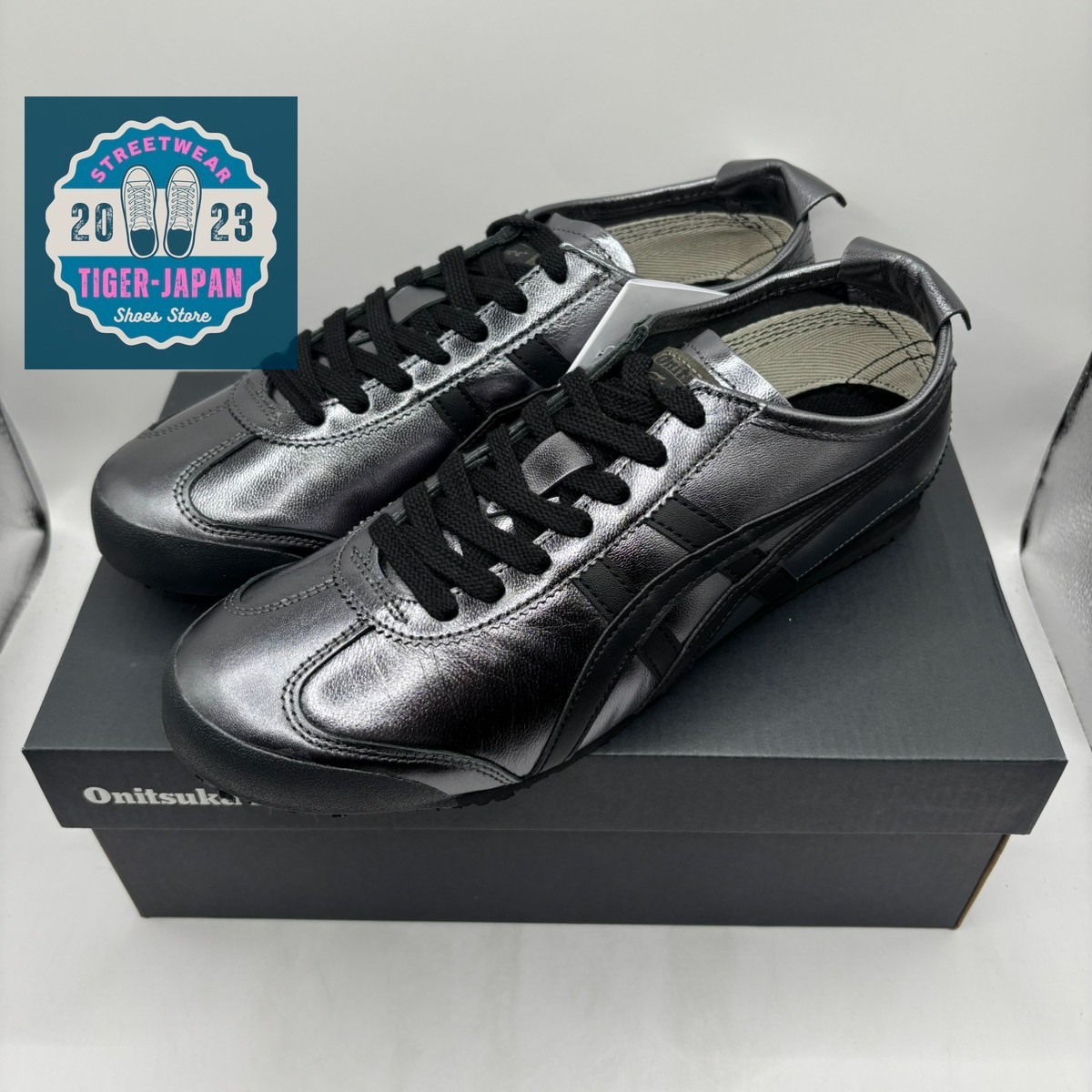 Onitsuka Tiger MEXICO 66 1183B566 022 GUNMETAL BLACK UNISEX Men