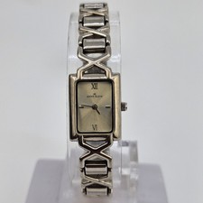 Anne Klein Women's Watch 17MM Gray Dial Gray Bracelet Band 6.5" New Battery