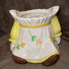 Vintage Metlox Poppytrail Raggedy Ann Cookie Jar 1970s Replacement Bottom