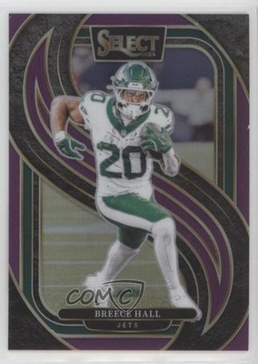 2024 Panini Select Premier Level Purple Prizm 23/75 Breece Hall #111 s3g