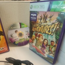 Xbox 360 Kinect games  Lot of 4  and kinect *...