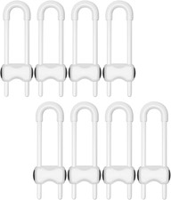 Cabinet Locks for Babies,Child Proof Cabinet Locks,8 Pack,White