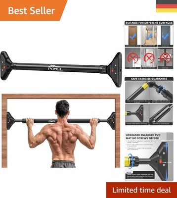 Klimmzugstange Türrahmen pull up bar bis 200kg verstellbar ohne Schrauben Sport