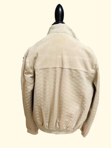 Vintage Versace Classic V2 Men’s Beige Jacket - Textured / Lightweight Bomber St image 2