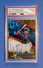 2021 Bowman's Best Of 2021 Gold Lava Rookie Auto - William Contreras #B21-WC /75