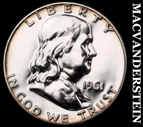 1961 Franklin Half Dollar- Choice Gem Proof Luster No Reserve #i8256