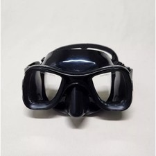 SEAC Sub U-Fit Scuba Diving Snorkeling Mask Black Tempered Glass