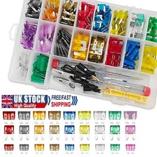 306Pcs SetStandard Auto Car Blade Fuses Box Assorted Car Van Bike Fuse 2A-35A