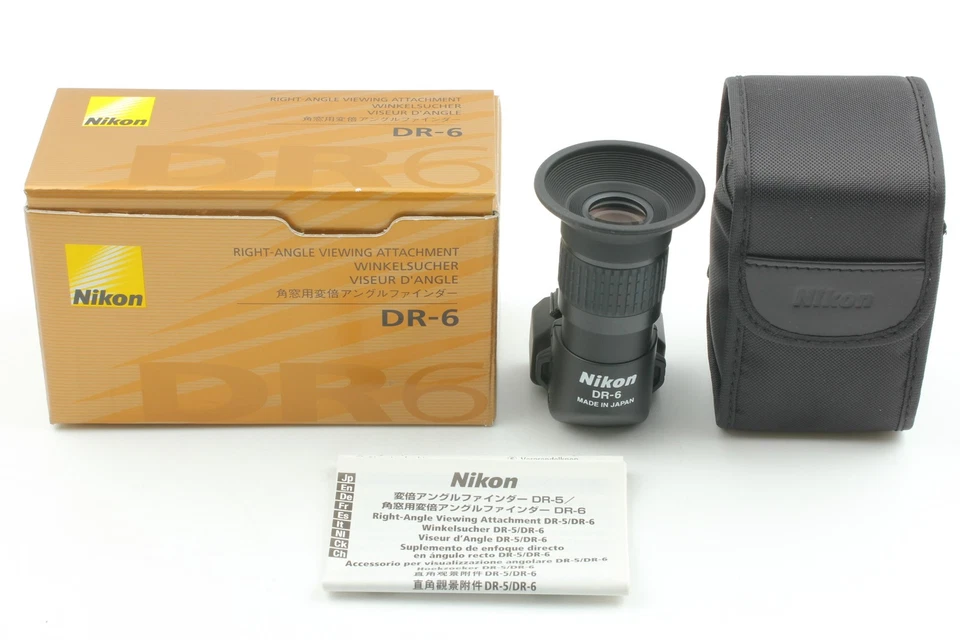 [Top MINT] Nikon DR-6 Right-Angle Viewing Attachment 1x 2x Viewfinder FROM JAPAN - Image 2 of 4