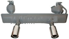Sportschalldämpfer JOPEX JP GROUP 8120800500 Doppelendrohr Edelstahl für VW 15