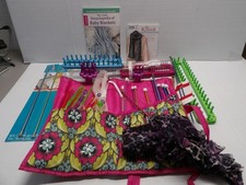 Crochet/Knitting Tools  Misc Lot with Carrying Case