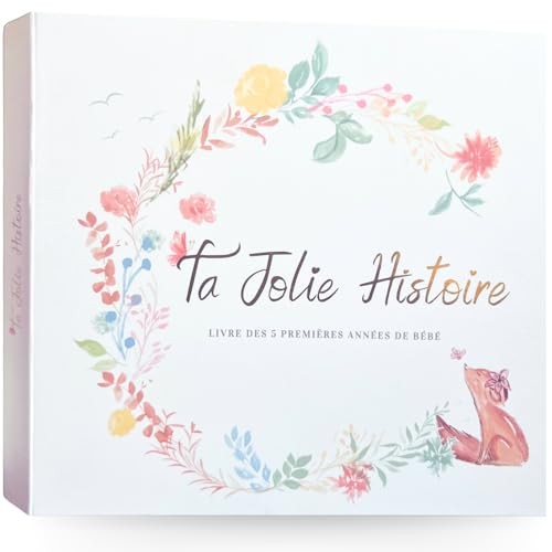 Livre de naissance bébé : album de souvenirs 150 pages pour graver son histoire