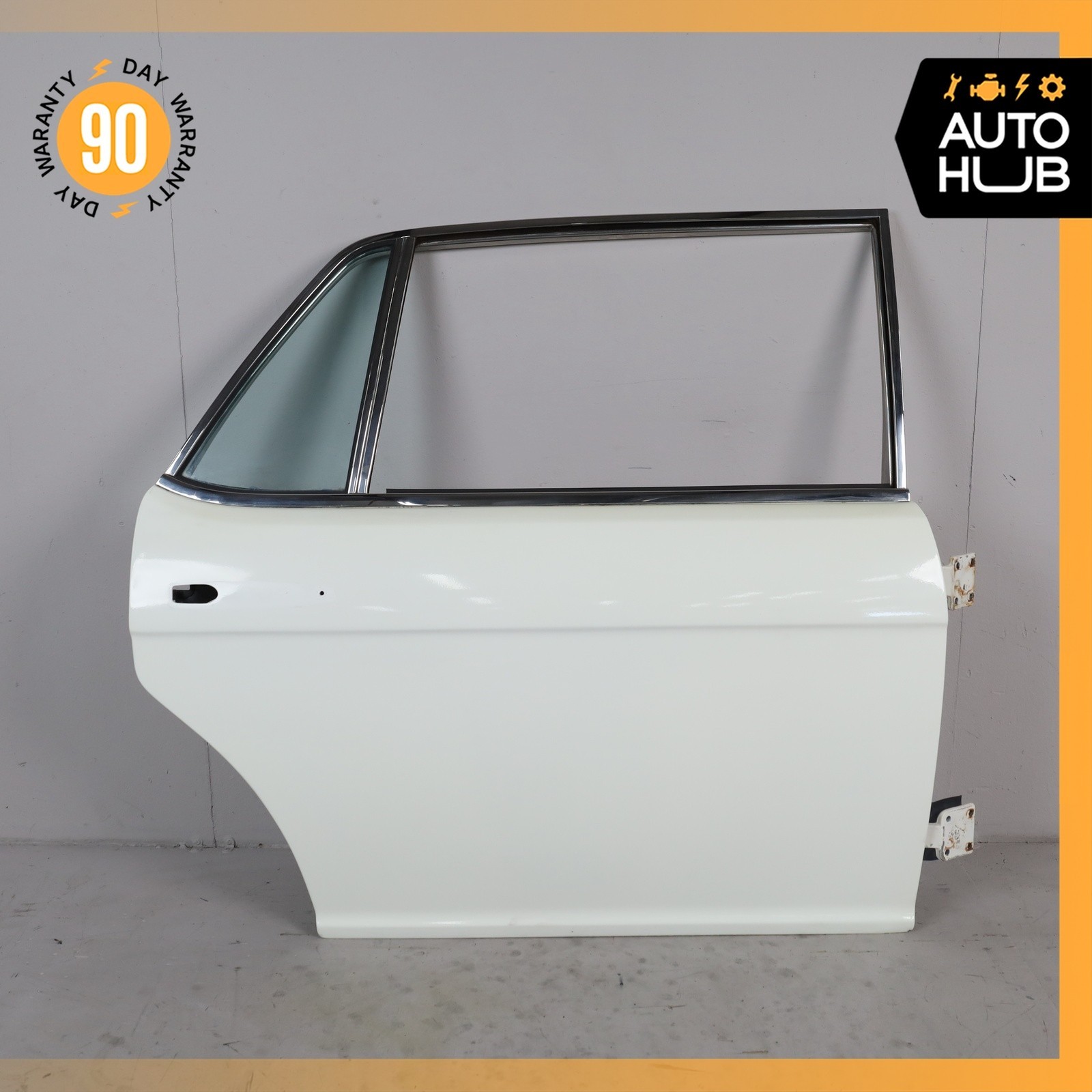 Rolls-Royce Silver Spur 1981-1991 Rear Right Door framework White