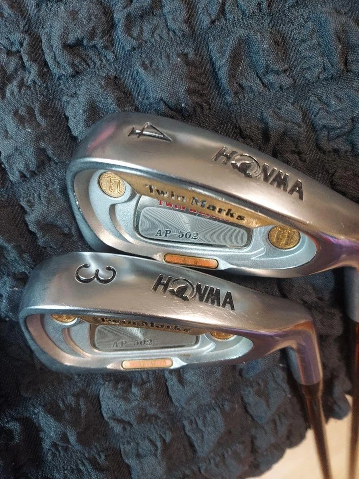 HONMA GOLF Twin Marks AP-502 #3 #4 2 peças conjunto de ferro Flex-R 2STAR sem tampa de cabeça - Imagem 2 de 4