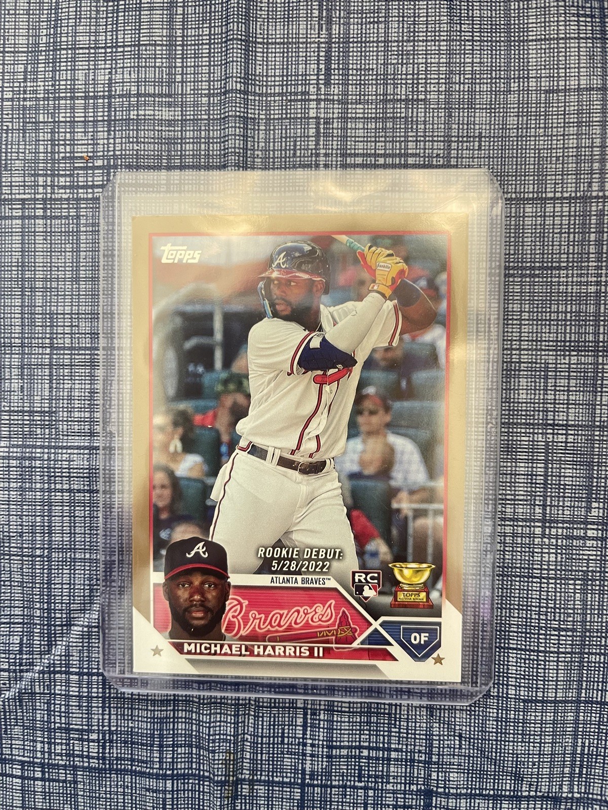 2023 Topps Update Michael Harris II Rookie Debut Gold Parallel RC /2023 US225