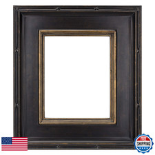 Creative Mark Museum Plein Aire Ornate Picture Frame - 8X10 - Antique Black