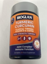 Bioglan Active Curcumin High Strength Turmeric 30 Tablets (886)