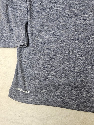 Nike Swim Pullover Performance Hoodie Men M Blue Lightweight DRI-FIT UPF 40 - Picture 2 of 9