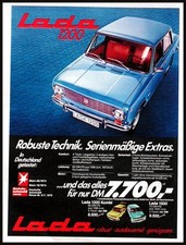 Lada 1200,   originale Werbung aus 1976