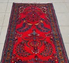 Amazing Hand Knotted Vintage Tribal Saroukh Wool Area Runner Rug 13 x 3 Ft — photo 8