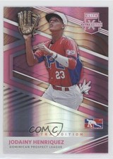 2020 Elite Extra Edition Dominican Prospect League Pink Jodainy Henriquez n1u