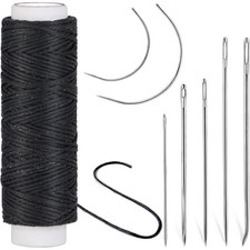 Waxed Thread, Upholstery Needle and Thread 32 Yards with 7PCS Hand Sewing