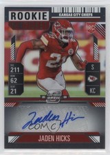 2024 Panini Contenders Optic Rookie Ticket Auto Jaden Hicks #179 Auto 0w27
